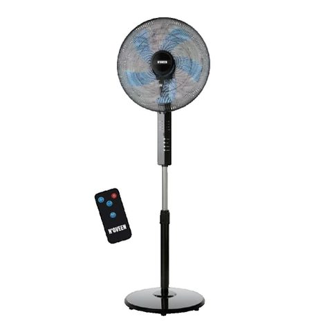 Mova Maximum ventilateur sur pied noir 55 W oscillant 3 vitesses