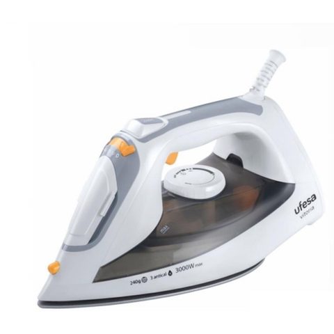Ufesa Fer à repasser PV3700 3000 W 0,4 L gris blanc vapeur 45 g/min auto-nettoyage