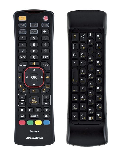 Meliconi Smart 4 télécommande RF sans fil TV, Tuner TV Appuyez sur les boutons