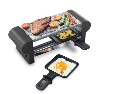 Senya Appareil à raclette 2 personnes avec pierre à cuire My Little Raclette