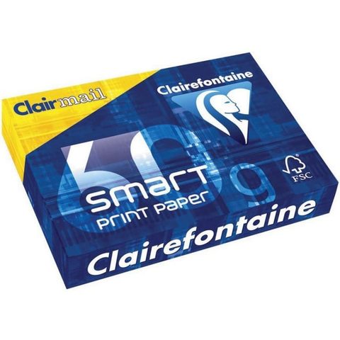 Clairefontaine Papier A4 Smart Print - 60g - Ramette de 500 feuilles