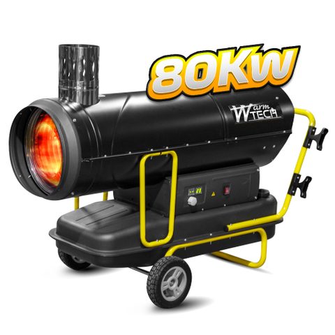 Warm Tech Canon À Chaleur Diesel À Combustion Indirecte 80kw - 272960 Btu/h