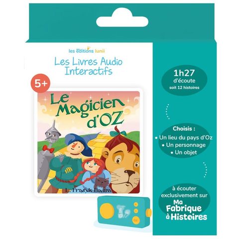 Lunii Livre audio interactif pour Ma Fabrique à Histoires Le Magicien d'Oz