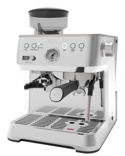 Solis Grind & Infuse Perfetta 1019 Machine Expresso et Cappuccino Acier Inoxydable