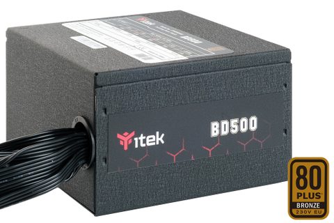 ITek BD500 - 500W - 80 PLUS Bronze - Ventilateur 120mm HDB