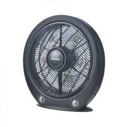 Jocca Ventilateur 2165N 30 cm 45 W 3 vitesses noir minuterie