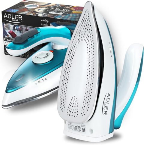 Adler Fer à Vapeur de Voyage 1700 W Compact Pliable