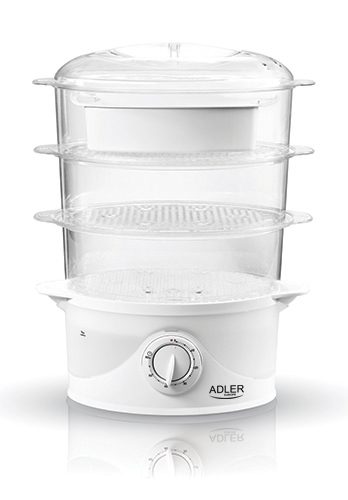 Adler Ad 633 Cuiseur Vapeur 3 Nombre De Paniers Pose Libre 800 W