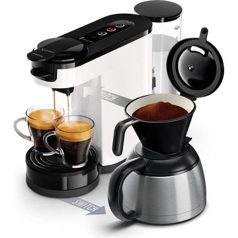 Philips Senseo Switch HD6592/05 Machine à café à dosettes et filtre