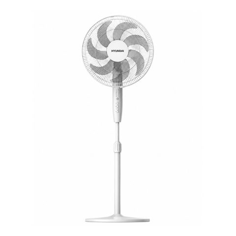 Hyundai Hvp501600mo - Ventilateur Sur Base - 7 Pales - Télécommande - 50w