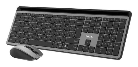 NGS ECLIPSE clavier Souris incluse maison/bureau RF sans fil + Bluetooth QWERTY Anglais