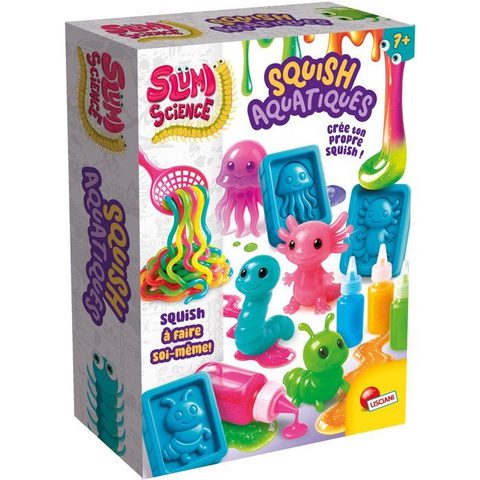 Liscianigiochi Slumi Science Pocket Squish Aquatiques - Kit Créatif - Créations D'elfes D'eau - Des 7 Ans