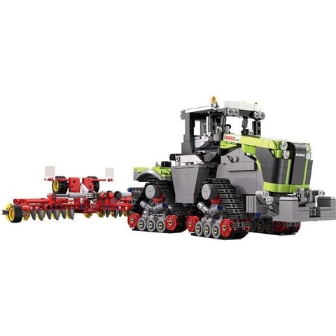 Cada Master - Jeu De Construction - Tracteur Agricole Claas Xerion 5000 - Échelle 1:32 - 1336 Pieces - Des 8 Ans
