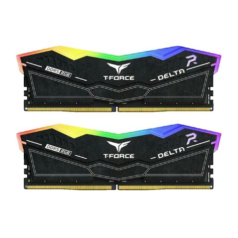 Team Group Équipe Groupe T-Force Delta RGB DDR5 6400 MHz 32 Go 2x16 Go CL32 Double AMD EXPO et Intel XMP