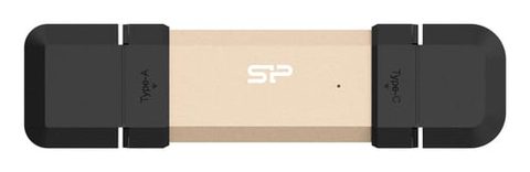 Silicon Power Disque Dur DS72 500GB SSD USB 3.2 Gen2 Double Connectique Chiffrement