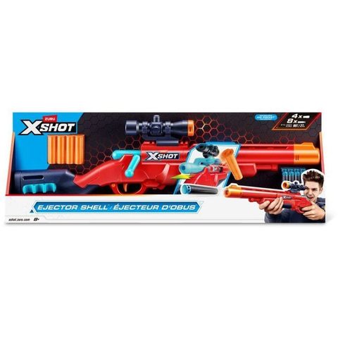 Zuru Blaster dart jouet XSHOT Excel Ejector Shell avec 16 fléchettes et 4 douilles