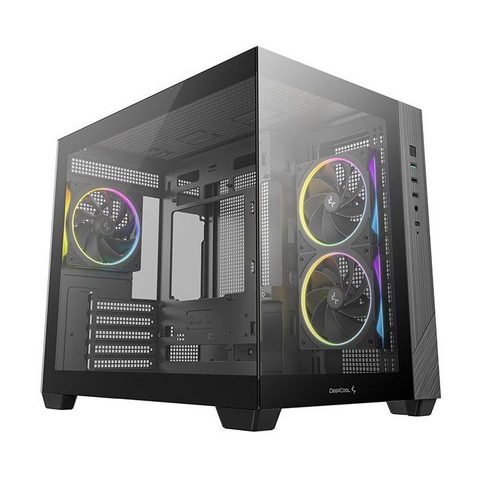 Deepcool Boîtier CG330 3F WH Micro-ATX Verre Trempé ARGB