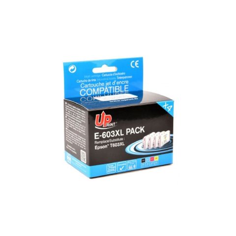 Uprint Pack avec compatible EPSON 603 XL 4 cartouches