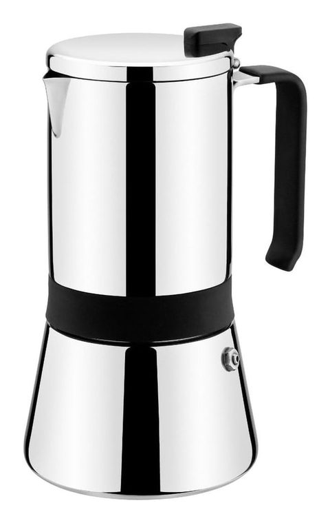Monix Aroma Cafetière À Moka 0,47 L Noir, Acier Inoxydable