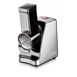 Solis 921.06 Râpe Électrique Et Spiraliseur Acier Inoxydable Noir, Acier Inoxydable