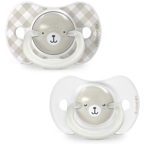 Suavinex Lot de 2 sucettes symétriques - Night&Day Wild&Free - SX Pro - 6 à 18 mois