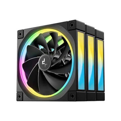 Deepcool FL12R-3 IN 1 Boitier PC Ventilateur 12 cm Noir 3 pièce(s)