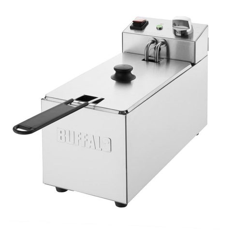 Buffalo Friteuse de Comptoir avec Panier 3 Litres - l18- L0.1- P41- h28