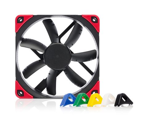 Noctua Ventilateur - NF-S12A PWM - chromax.black.swap - Silencieux - Interchangeable