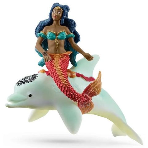 Schleich Figurine - Isabelle et son dauphin - Gamme bayala