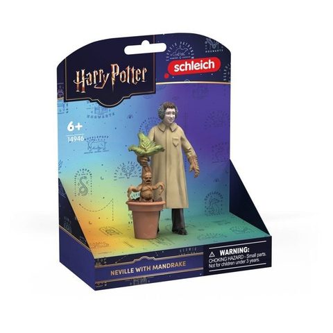 Schleich Figurine Neville avec Mandragore - 14946 - Gamme Harry Potter?