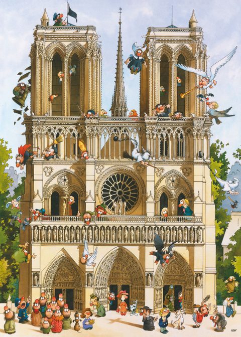 Heye Puzzle Vive Notre Dame!1000