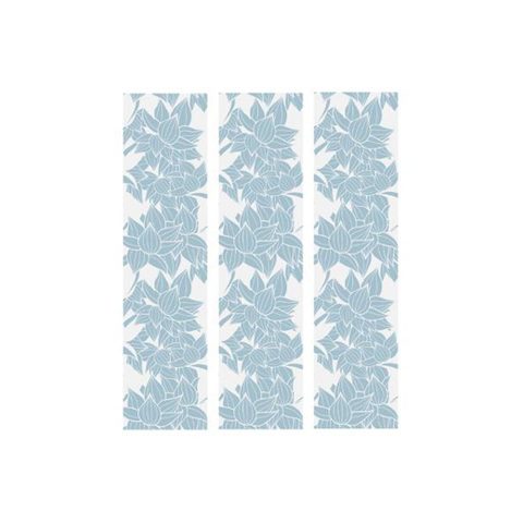 Paris Prix Lot De 3 Stickers De Tiroirs "fleurs" 22x80cm