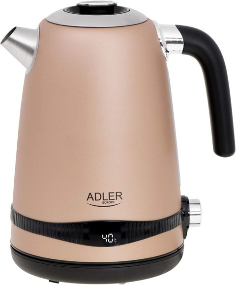 Adler Bouilloire Électrique De 1,7l Avec Affichage Lcd Et Contrôle De La Température 2200w
