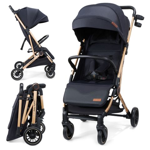 Moby System Poussette Compacte Pliable Fonction Valise Lena Gold Pro