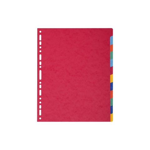 Exacompta 2612e Intercalaire Carton Multicolore 12 Pièce(s)
