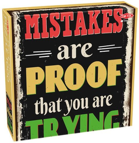 Tactic Puzzle 1000 Pcs Mistakes Proof Of Trying