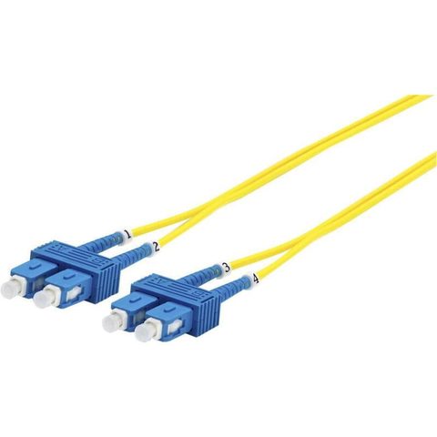 Microconnect Cable A Fibre Optique Jaune Sc/pc-sc/pc 1 M