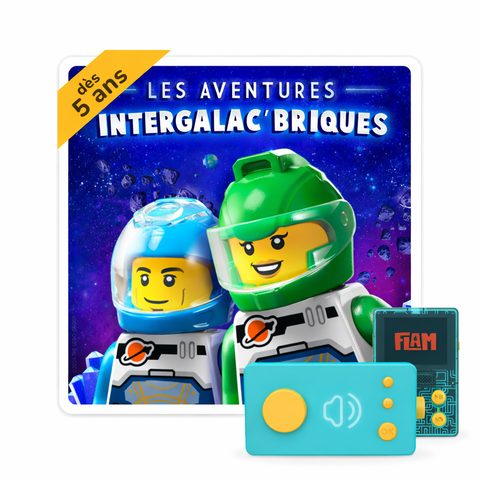 Lunii C Les Aventures Intergalac'Briques Livre Audio Interactif dès 5 ans pour Ma Fabrique à Histoires