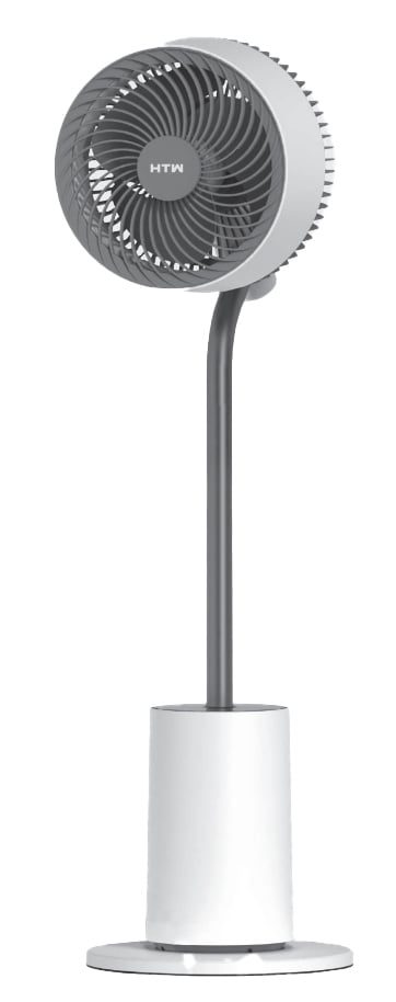 HTW Ventilateur de Table et Sol VP-20FJD 24W Télécommande Faible Consommation