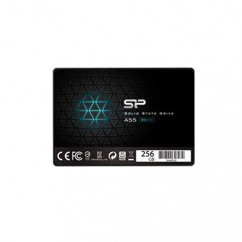 Silicon Power SP Disque SSD Interne - Ace A55 256Go - SATA III 2.5 3D NAND