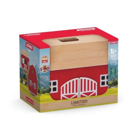 Schleich Figurine Ferme En Bois Rétro, 42602 Gamme Farm World
