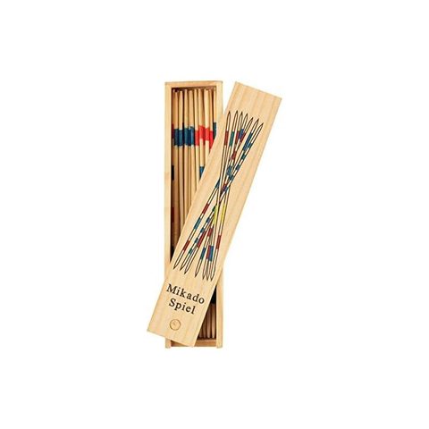 Kim play mikado jeu en bois plumier avec boite de rangement