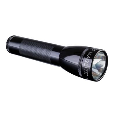Maglite Lampe torche LED ML25LT pack de sécurité - IPX4 - 2 piles Type C - 192 lumens - 16.8cm - Noir