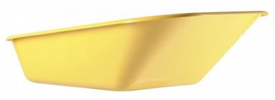 Haemmerlin Caisse peinte jaune 100 L 4 trous - pour brouette Bati Plus