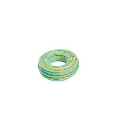 Nexans Fil 1,5mm² H07VU vert/jaune couronne 25m