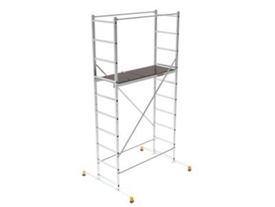 Centaure Échafaudage aluminium - B4 - hauteur de travail 4 m - charge max. 150 kg