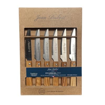 Jean Dubost C 6 couteaux grill - Tradition Olivier