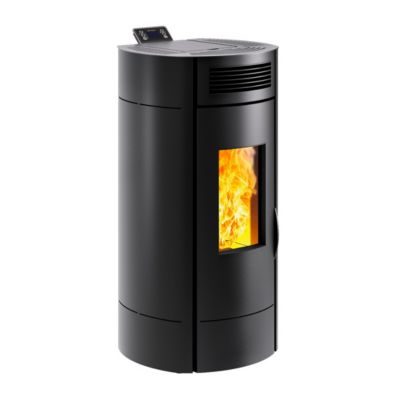 Invicta Poêle à granulés acier Lodi 8 Wi-Fi, flamme verte, 30 à 100m² - 8kw
