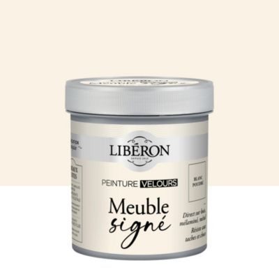 Liberon Peinture meuble et boiserie Meuble signé blanc poudré velours 0.5L
