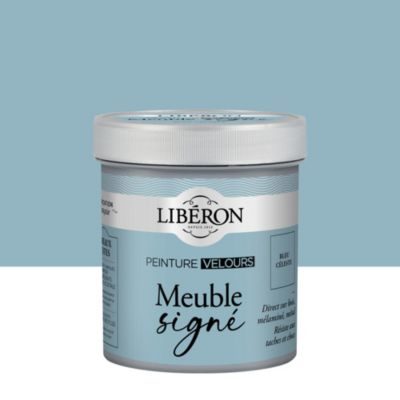 Liberon Peinture meuble et boiserie Meuble signé bleu céleste velours 0.5L